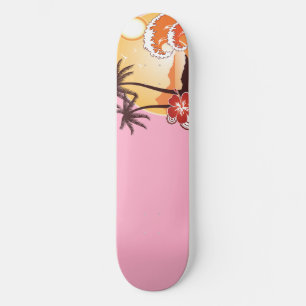 Skateboard Coucher du soleil tropical