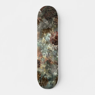 Skateboard Couches de cristaux Brown coupées