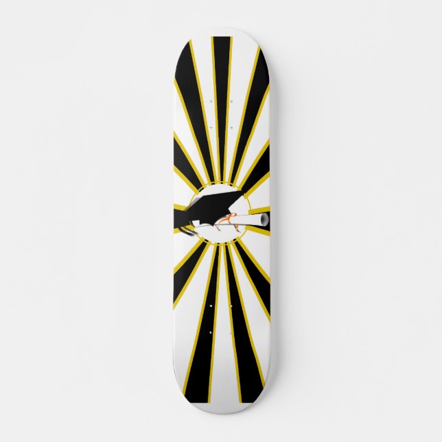 Skateboard Couleur Casquette de grade avec couleurs de l'écol (Devant)