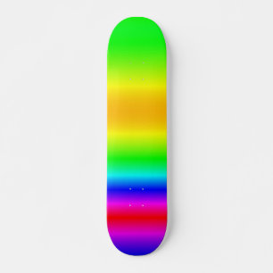 Skateboard Couleur Mix Rainbow Watercolor Skate