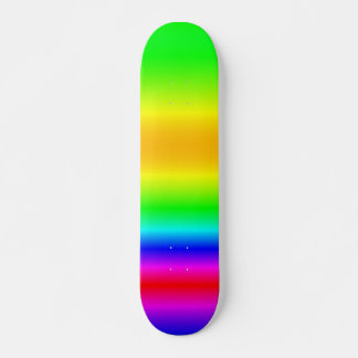 Skateboard Couleur Mix Rainbow Watercolor Skate
