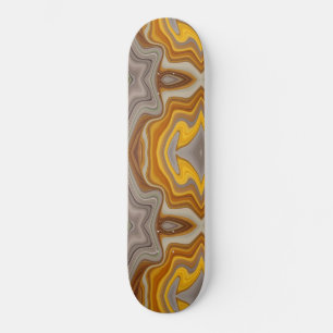 Skateboard couleur naranja con tonos de crudo