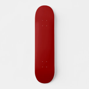 Skateboard Couleur solide rouge Crimson