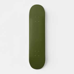 Skateboard Couleur solide verte de l'Armée