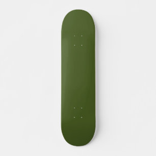 Skateboard Couleur solide verte de mousse foncée
