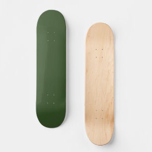 Skateboard Couleur solide verte de mousse foncée