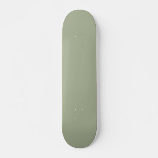 Skateboard Couleur solide verte Sage (Devant)