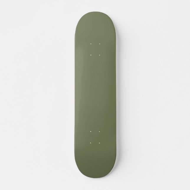 Skateboard Couleur solide verte Sage (Devant)