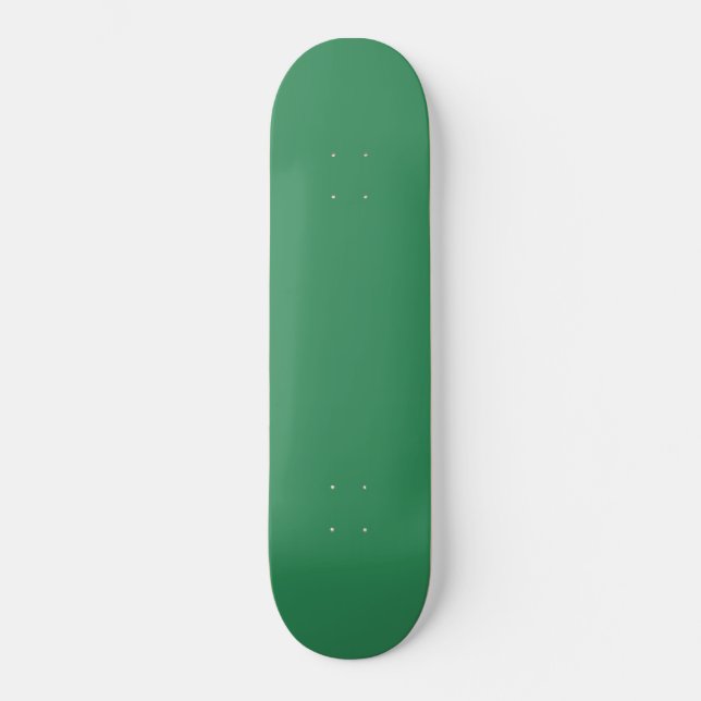 Skateboard couleur vert mer (Recto)