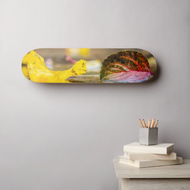 Skateboard Couleurs d'automne (Art mural (Horz))