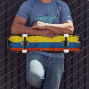 Skateboard Couleurs de Colombie