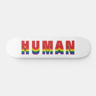 Skateboard Couleurs du drapeau Gay pride de l'arc-en-ciel LGB