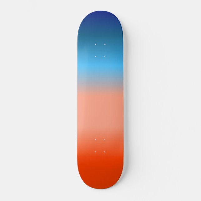 Skateboard Couleurs du lever du soleil (Recto)