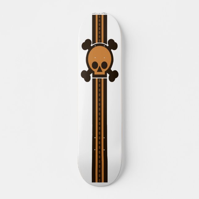 Skateboard Coureur épais de Skulled (Devant)