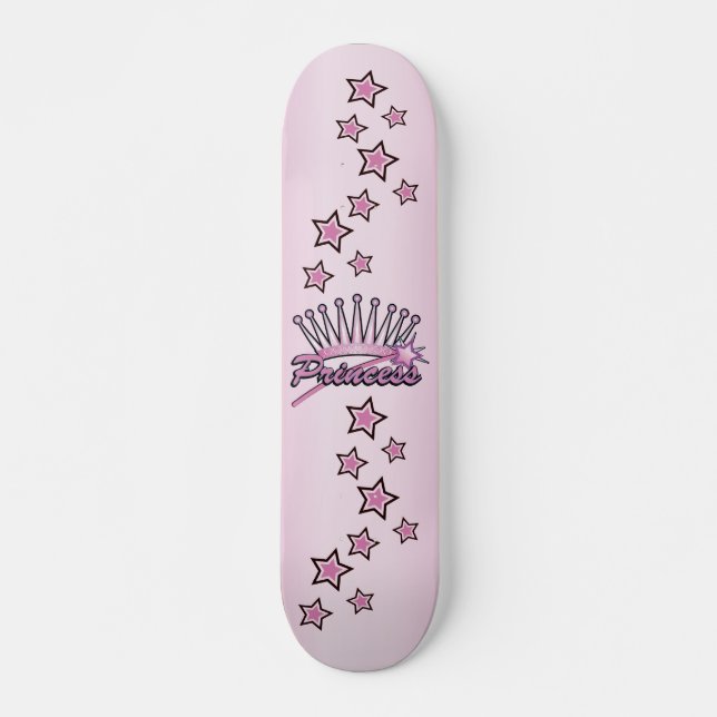Skateboard Couronne de princesse (Devant)