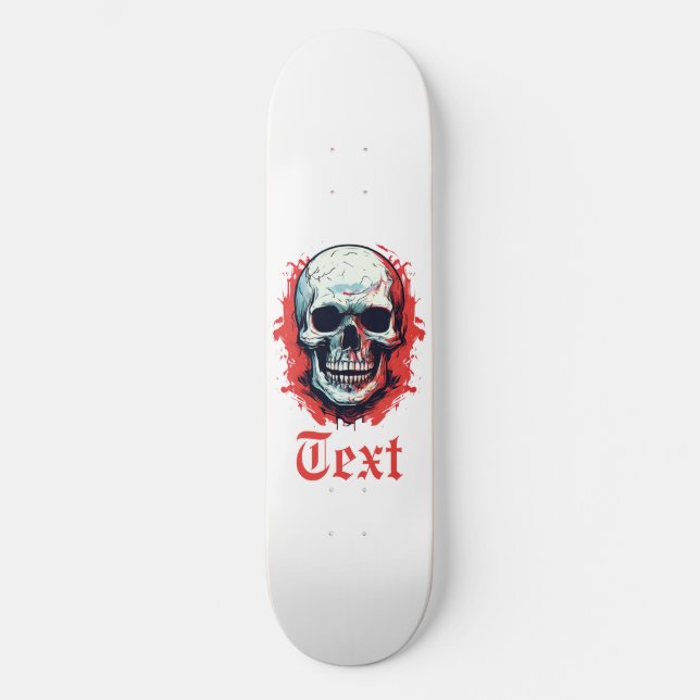 Skateboard Crâne (Recto)