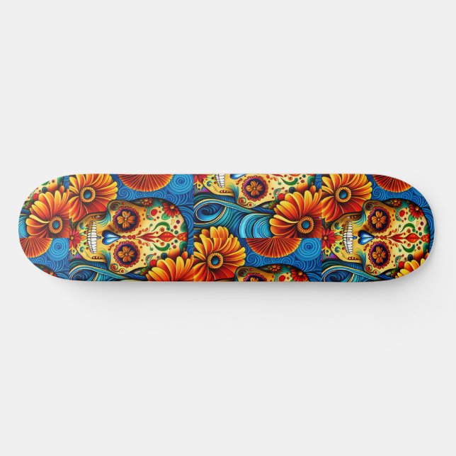 Skateboard Crâne à sucre (Horz)