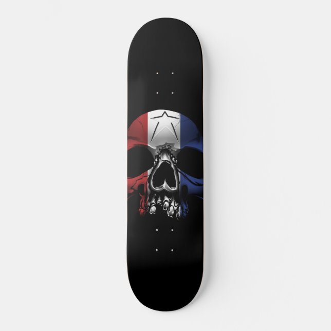 Skateboard Crâne américain (Recto)