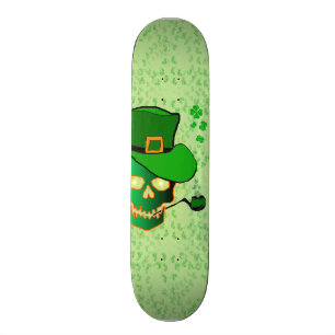 Skateboard Crâne de st patrick