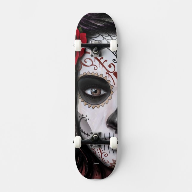 Skateboard Crâne de sucre (Recto)