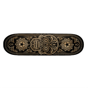 Skateboard Crâne d'El Dia De Los Muertos