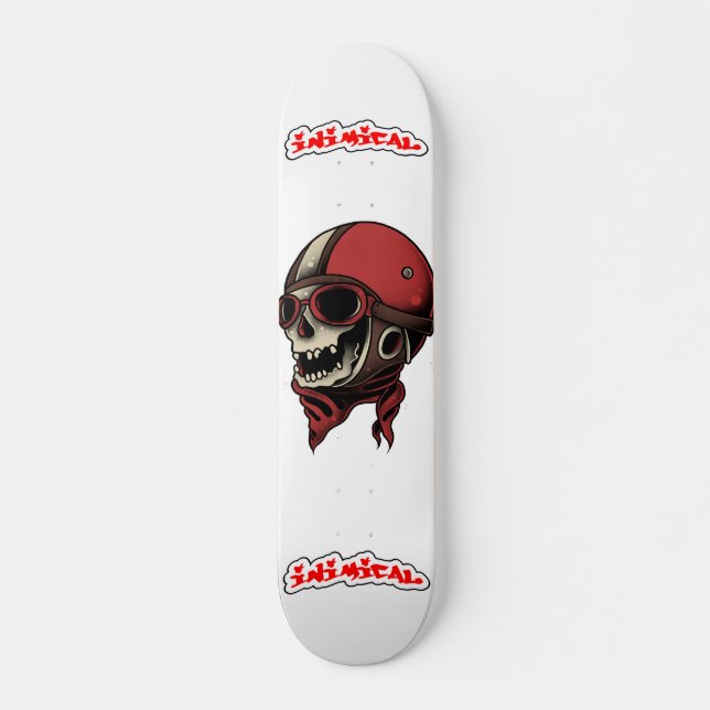 Skateboard Crâne du pilote (Devant)