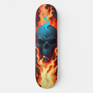 Skateboard Crâne foncé feu mort 3