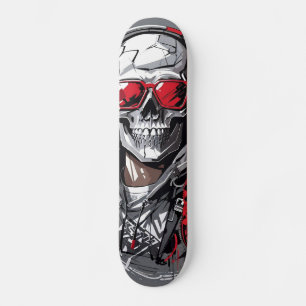 Skateboard Crâne Rétro
