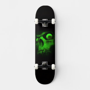 Skateboard Crâne vert