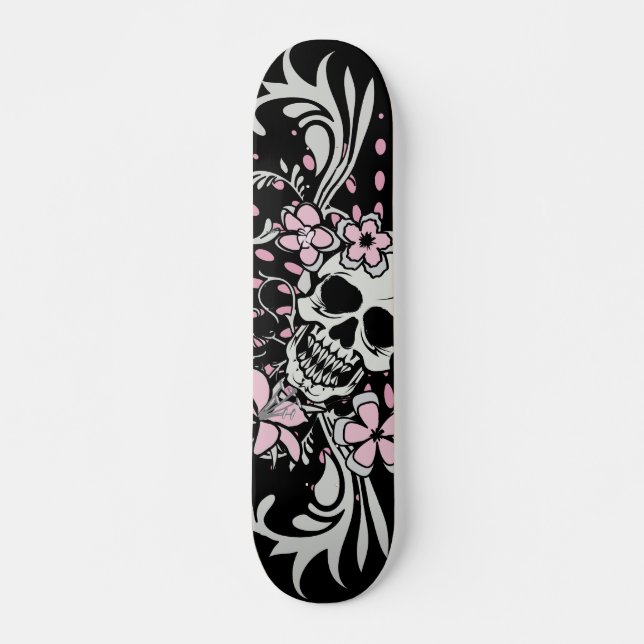Skateboard Crâne vintage (Devant)