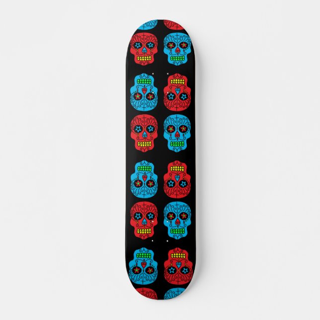 Skateboard Crânes à sucre (Devant)