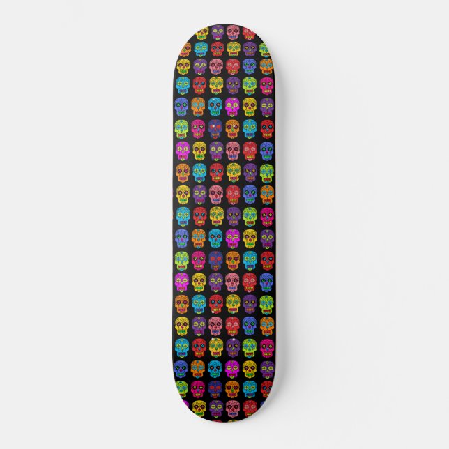Skateboard Crânes à sucre (Recto)