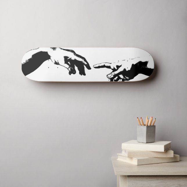 Skateboard Création d'Adam (Art mural (Horz))