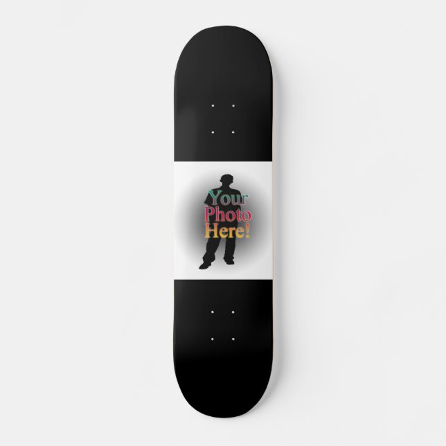 Skateboard Créez votre propre photo personnalisée (Recto)