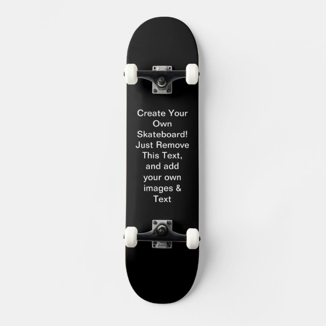Skateboard Créez votre propre planche à roulettes (Recto)