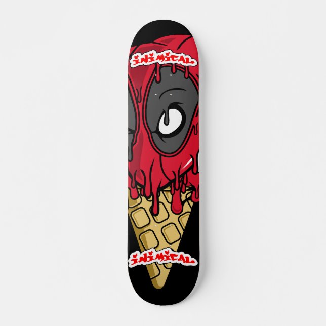 Skateboard Crème glacée morte (Devant)