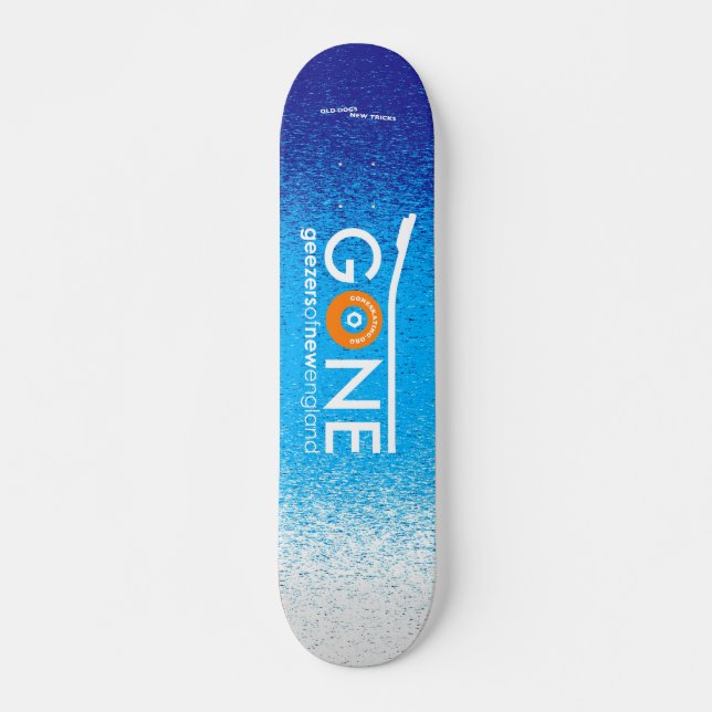 Skateboard croiseur du logo GONE (Devant)