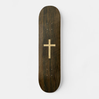 Skateboard Croix chrétienne de base Maple Rosewood