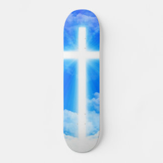 Skateboard Croix de lumière Jésus-Christ chrétien personnalis