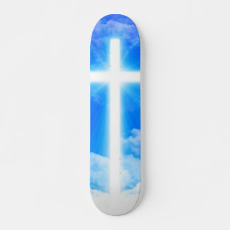 Skateboard Croix de lumière Jésus-Christ chrétien personnalis