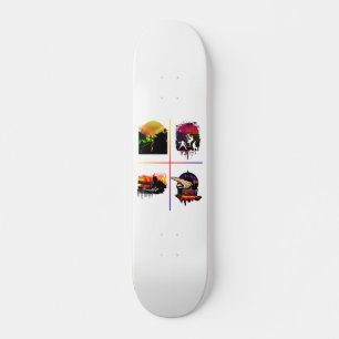 Skateboard Culture de rue Hip Hop vibrante Art urbain audacie