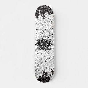 Skateboard Custom ADD NAME Skull Skate Shop