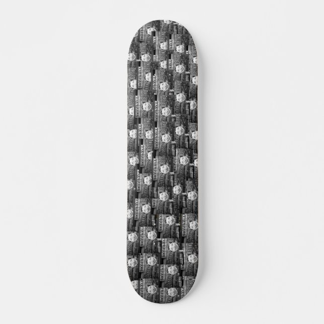Skateboard Customisé '50c Skeeball' (Devant)