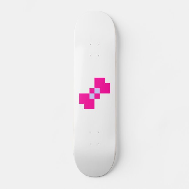 Skateboard Cute 8 bits Pixel Bow (Recto)