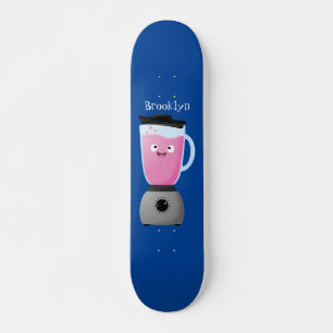 Skateboard Cute happy food mixender cuisine appareil dessin a