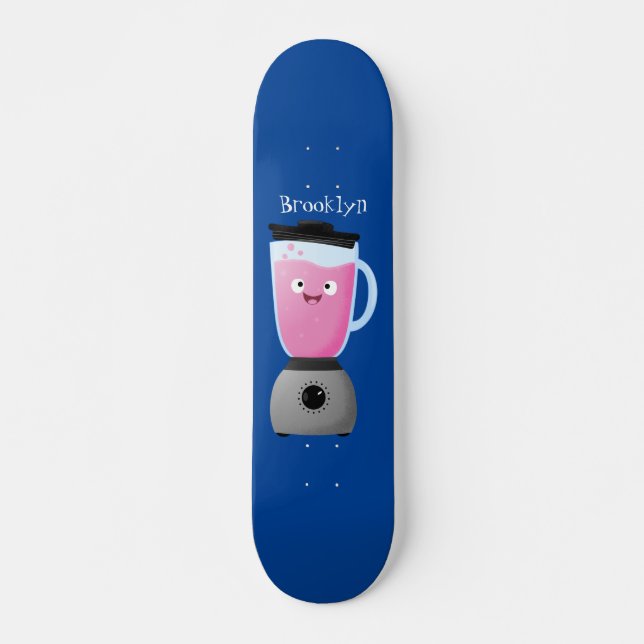 Skateboard Cute happy food mixender cuisine appareil dessin a (Devant)