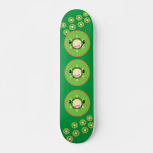 Skateboard Cute Kawaii Kiwi Fruit