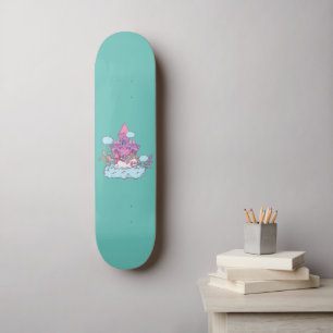 Skateboard Cute licorne