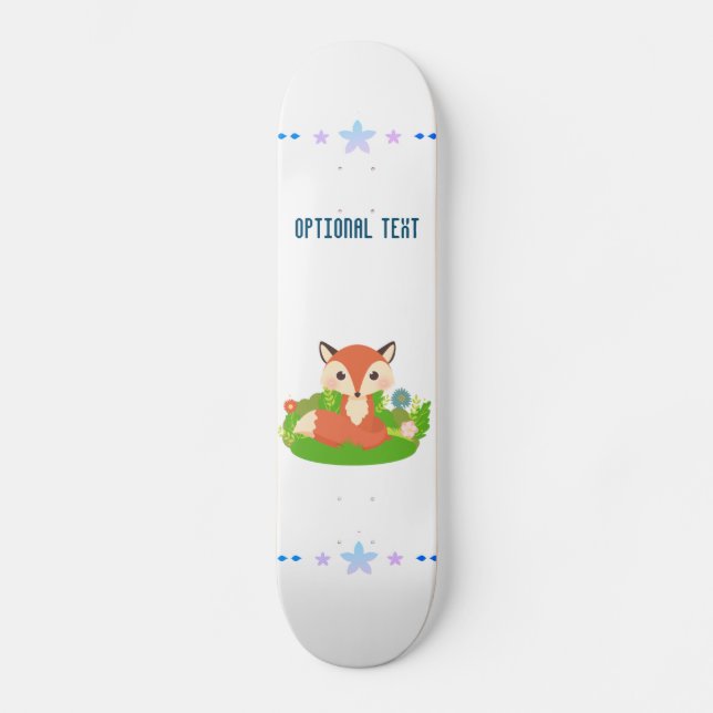 Skateboard Cute Little Fox (Recto)