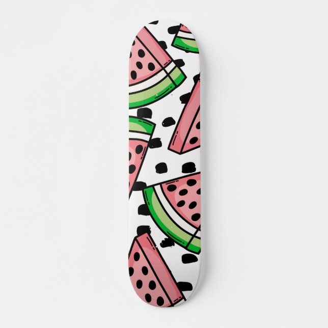 Skateboard Cute Motif Watermelon (Devant)
